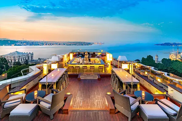 هتل ۵ ستاره چراغان استانبول با ویو دریا